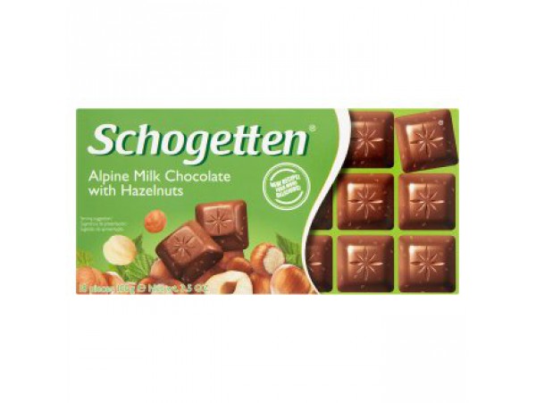 Schogetten молочный шоколад с лесными орехами 100 г